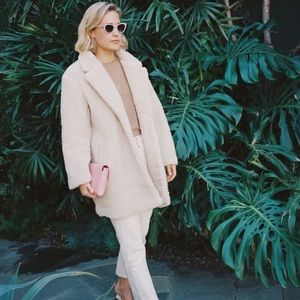 H&M teddy coat